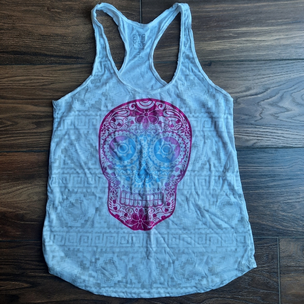 Empire Patterned Racerback Shirt